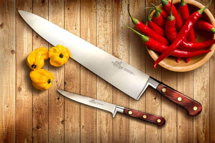 Présentation du couteau tranchelard Sabatier Saveur 20cm