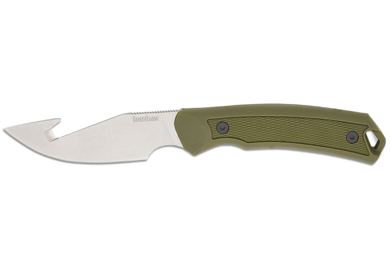 Couteau Kershaw Deschutes Skinner Gut Hook 1883GH lame en inox 10cm + étui