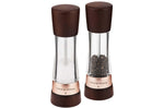 Coffret moulins sel et poivre Cole & Mason Derwent châtaigner gold rose 19cm