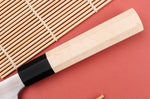 Couteau universel 18cm japonais artisanal Naoki Mazaki WS2 poli