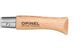 Couteau pliant Opinel Tradition Inox n°03 lame 4cm manche hêtre
