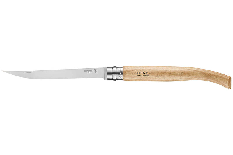 Couteau Opinel Effilé n°15 lame 15cm manche en hêtre