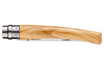 Couteau Opinel Effilé n°10 lame 10cm manche en olivier