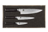 Coffret 3 couteaux japonais Kai Shun Damas