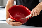 Set de 3 bols à mélanger Kitchen Aid en polymère rouge