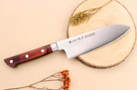 Couteau santoku 17cm japonais Satake Cutlery Brown Pakkawood