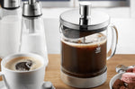 Cafetière à piston Gefu Diego en inox et verre borosilicate 600ml