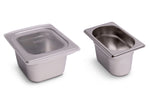 Saladette Ooni inox + 6 bacs à garnitures pour pizzas avec couvercles