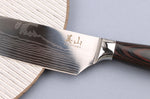 Couteau kiritsuke 19cm Kutoyama Black Pakka