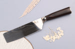 Set de 5 couteaux Kutoyama Black Pakka 1 office + 2 santoku + 1 nakiri + 1 chef