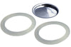 Filtre de rechange pour cafetières Gefu Lucino 3 tasses et Nando + 2 joints d'étanchéité