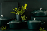 Cocotte MasterClass compatible induction en fonte d'aluminium 4L - Vert