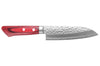 Couteau ko santoku japonais artisanal Masutani 13cm martelé
