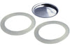 Filtre de rechange pour cafetière italienne Gefu Emilio 4 tasses + 2 joints d'étanchéité