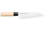 Coffret 3 couteaux japonais Satake Cutlery Tsuchime chef + santoku + deba