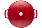 Sauteuse Staub Chistera en fonte émaillée cerise