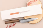 Couteau universel 15cm japonais artisanal Hado Sumi B1D manche en chêne