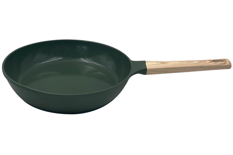 L'Incroyable Poêle antiadhérente en céramique Cookut fougère - 28cm