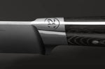 Couteau santoku alvéolé 13cm 32 Dumas Signature manche en micarta