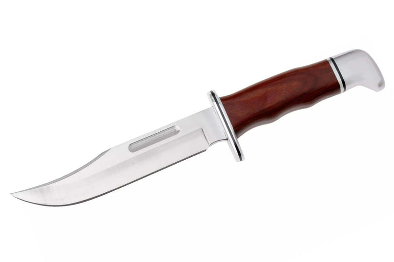 Couteau Buck 0119CCS1 Special Heritage Series lame 15cm manche en cocobolo + étui en cuir