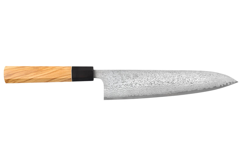 Couteau de chef 21cm japonais artisanal Yuzo Damas VG10