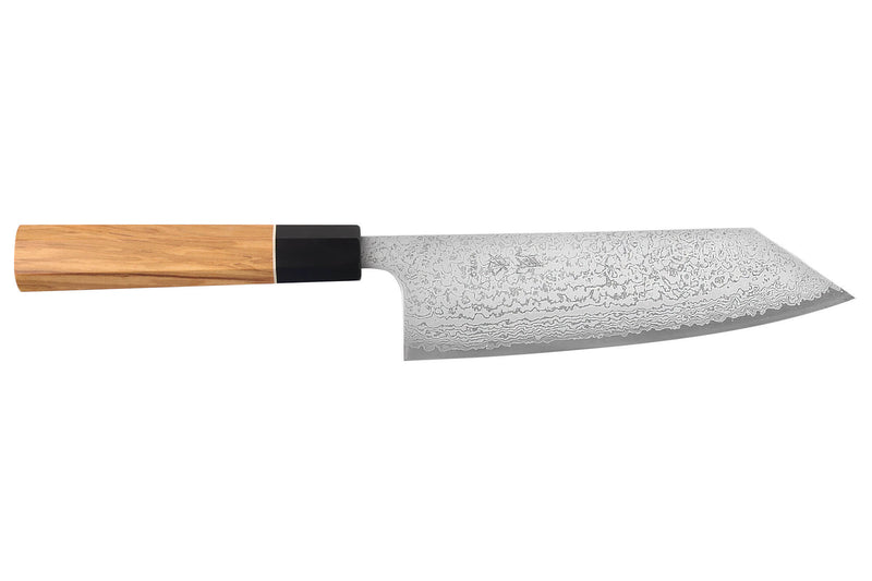 Couteau bunka 18cm japonais artisanal Yuzo Damas VG10