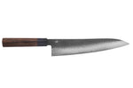 Couteau de chef 18cm japonais Shizu Hamono Gen VG10 damas