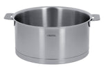 Set de 3 casseroles Cristel Strate Amovible en acier inox 18/10 + 1 poignée Strate inox