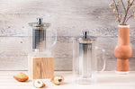 Théière Cristel Breakfast 0,8L en verre borosilicate avec filtre démontable