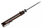 Couteau pliant CIVIVI Yonder Damas C23073BDS1 manche en bois de guibourtia 9,5cm