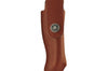 Etui MAX CAPDEBARTHES 37811 en cuir marron pour couteaux laguiole avec manche de 11cm