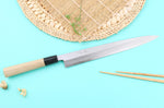 Couteau yanagiba 27cm japonais artisanal Tsunehisa WS2