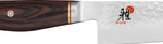 Couteau de chef japonais Miyabi 6000MCT lame martelée 20cm + manche en Pakka