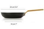 Poêle antiadhésive Arcos Samoa Iconic 24cm - Noir