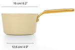 Casserole antiadhésive Arcos Samoa Iconic 16cm - Beige