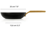 Poêle antiadhésive Arcos Samoa Iconic 20cm - Noir