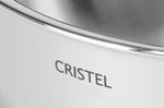 Wok Cristel Castel'Pro en acier inoxydable 18/10 3 ply avec 2 anses fixes