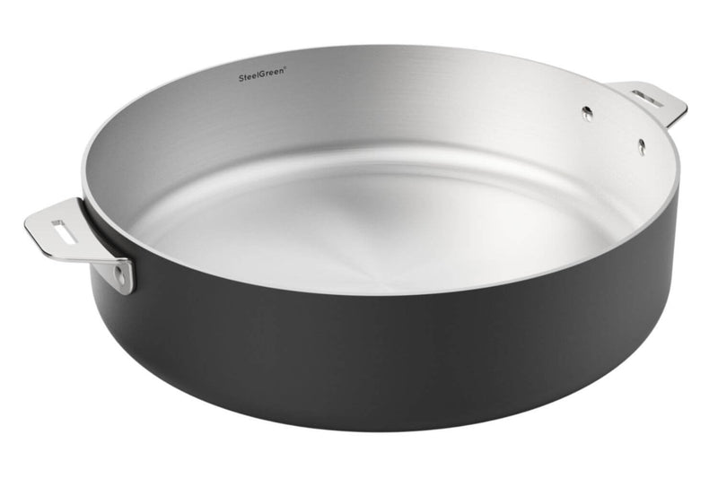 Sauteuse Cookut La Merveilleuse 28cm en acier inoxydable Steel Green® - Graphite