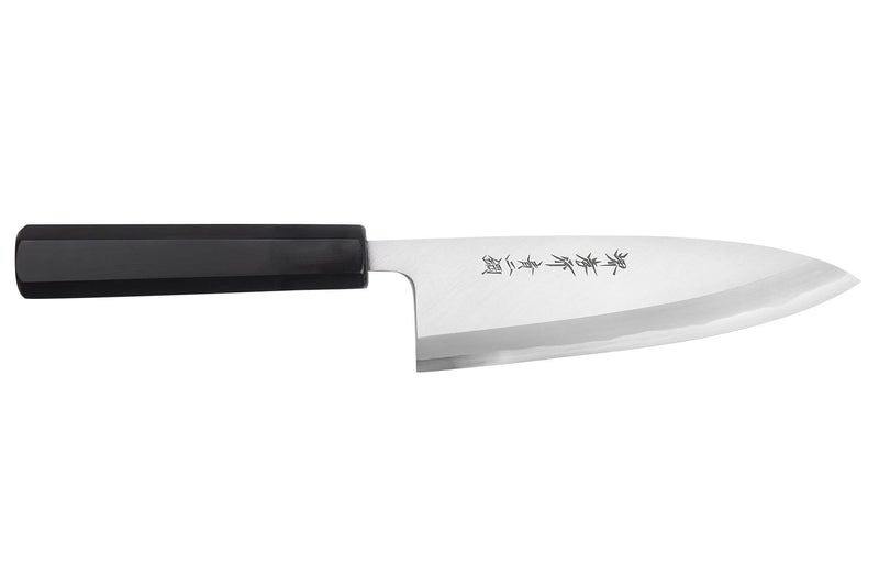 Couteau deba 18cm japonais artisanal Sakai Takayuki Aoniko