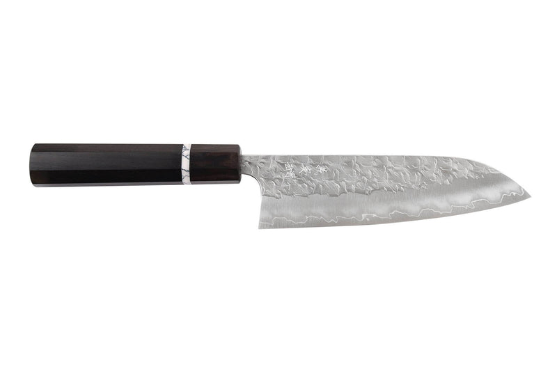 Couteau santoku 16,5cm japonais artisanal Yoshimi Kato Hyo SG2