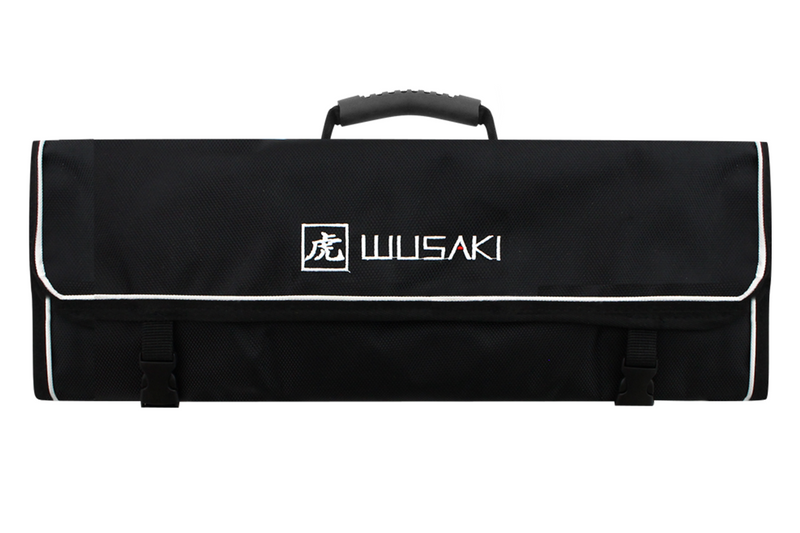 Trousse vide Wusaki pour 9 couteaux et ustensiles + 2 poches de rangement