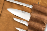 Trousse en cuir 5 couteaux de cuisine Au Nain Bistronome