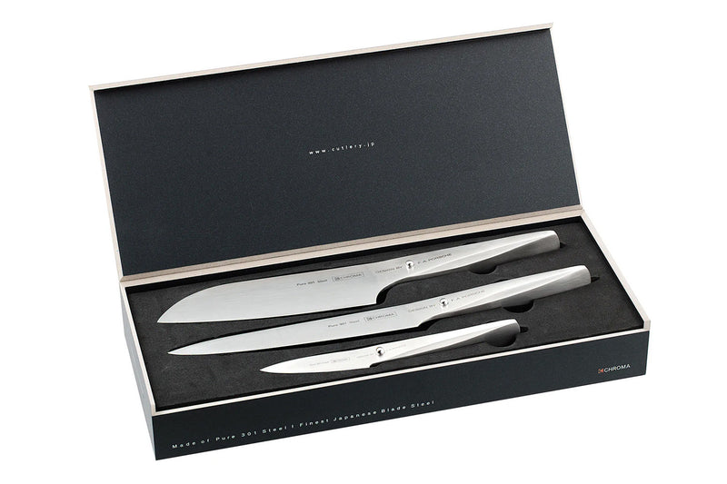 Coffret 3 couteaux Type 301 Design by F.A. Porsche - P529
