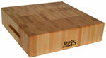 Planche à découper épaisse Boos Blocks Gourmet bois d'érable 38x38x7.5cm