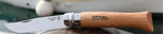 Couteau opinel traditionnel n°7 lame 8cm virole tournante manche en hêtre
