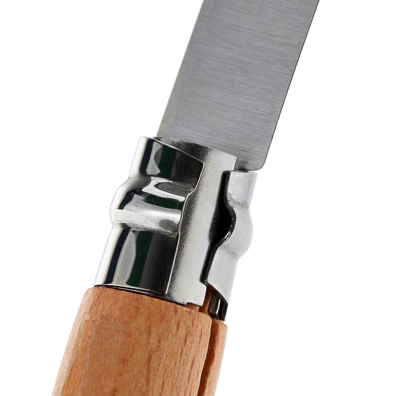 Couteau Opinel Tradition Carbone n°08 lame 8.5cm manche hêtre virole tournante