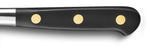 Couteau à steak SABATIER Idéal Inox 100% forgé rivets laiton lisse 13cm