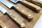 Couteau de chef SABATIER Provençao 100% forgé 15cm manche olivier