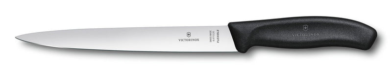 Couteau à dénerver/filet de sole VICTORINOX 20 cm flexible manche noir