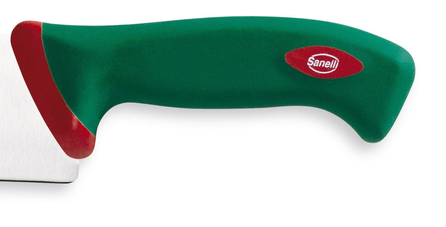 Couteau à saigner professionnel SANELLI Premana lame 22cm manche vert